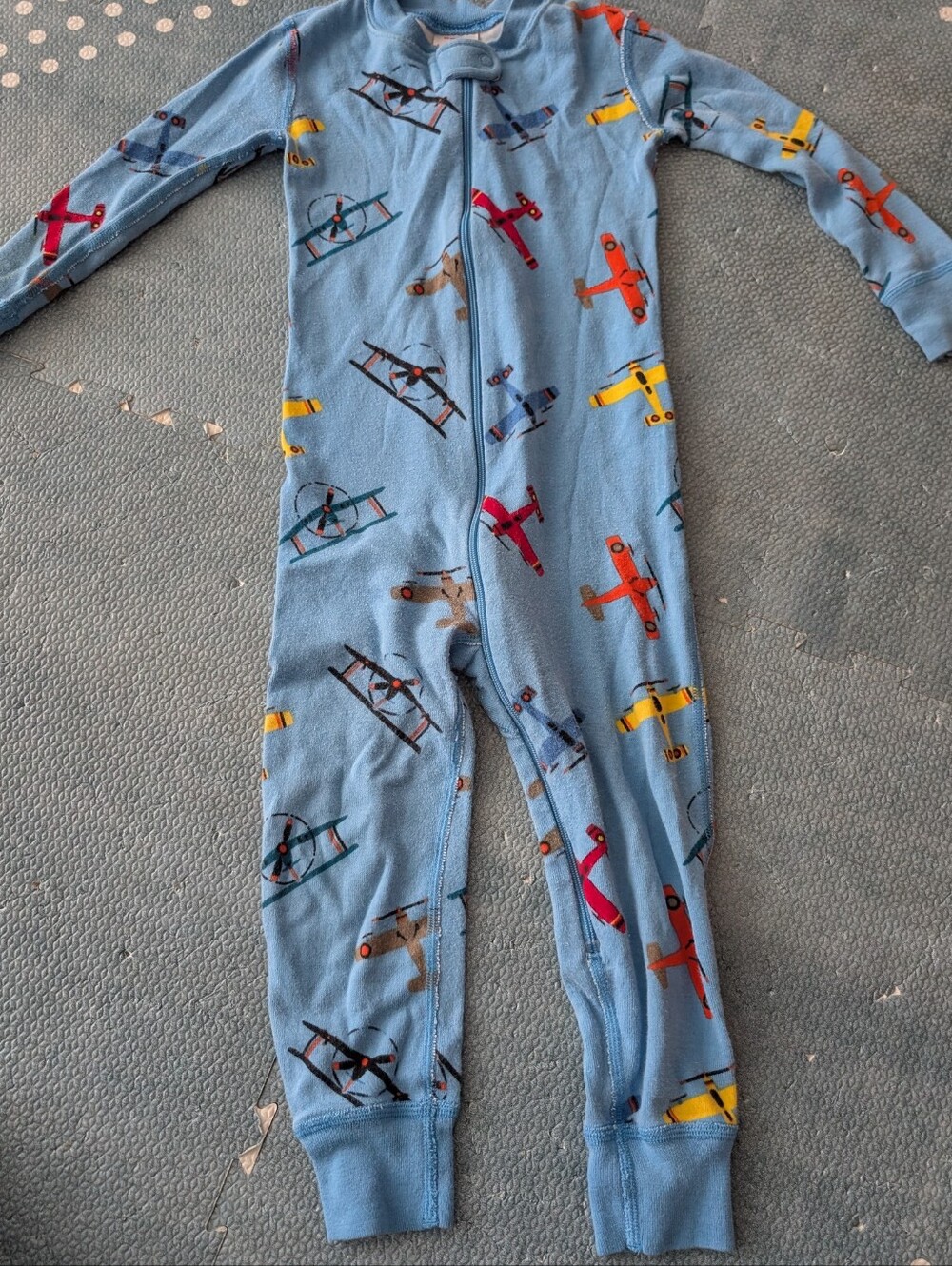 (4) Hanna Andersson 3T Long Pajamas Zip Up - Picture 6 of 10